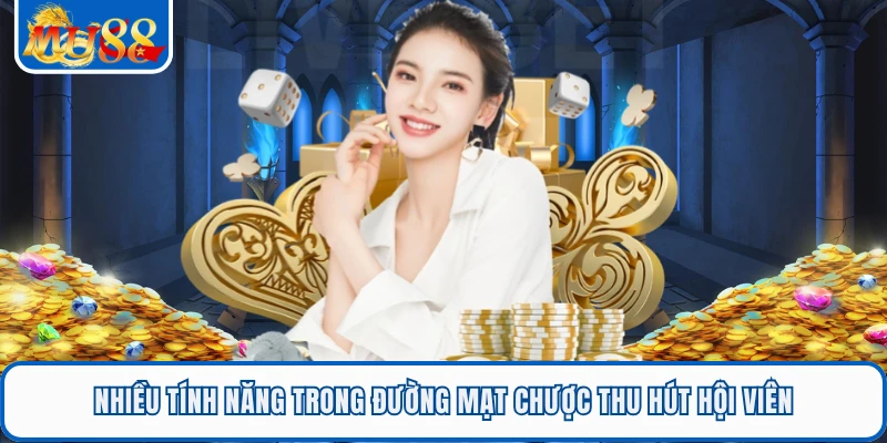 Đường Mạt Chược - Game Nổ Hũ Đậm Chất Á Đông Tại MU88 2 Nhiều tính năng trong đường mạt chược thu hút hội viên