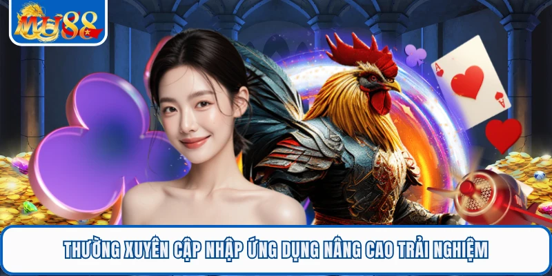 SV128 Đá Gà - Trải Nghiệm Xem Gà Trực Tuyến Tại MU88 3 Thường xuyên cập nhập ứng dụng nâng cao trải nghiệm